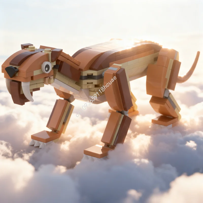 

224pcs MOC Thylacosmilus Model Building Blocks Architecture Assemble DIY Creative Toys Education Brick Christmas Gifts Idea