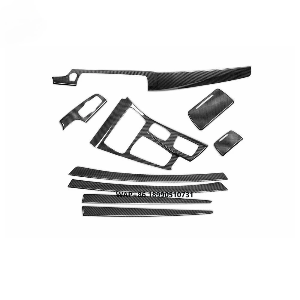 

KM for Carbon Fiber Car Interior Parts Car Interior Trim Dashboard Trim for F10 F18 5series 2011-2017