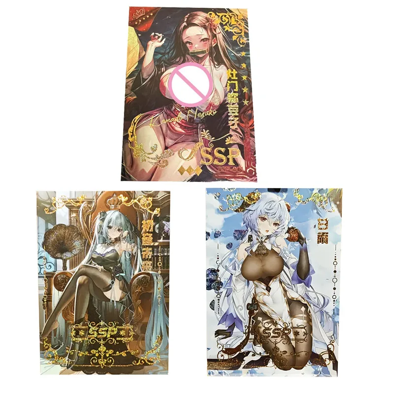 

Meet The Goddess Ssp Series Rem Name Hancock Anime Character Bronzing Rare Game Collection Flash Card Toy Card Christmas Gift