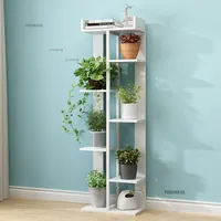 For Balcony Storage Flower Stand Dormitory Floor Flower Pot Shelf Simple Bedroom Living Room Garden Multi-layer Plant Shelves