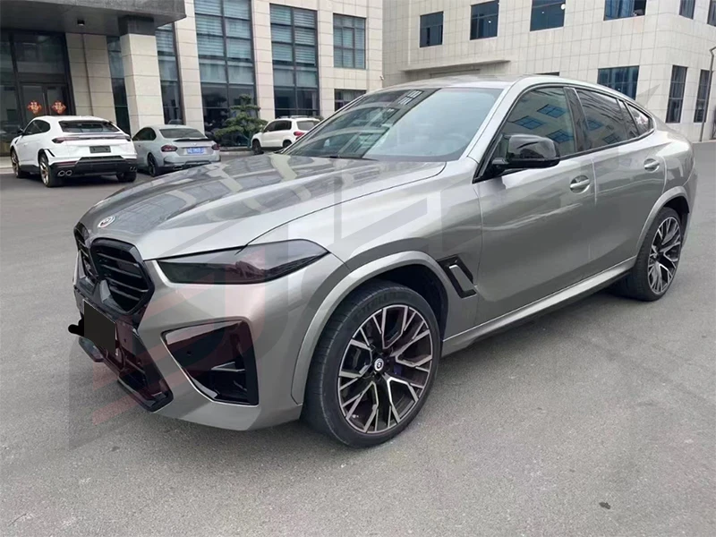 طقم هيكل X6M 1:1 لـ 2024+ BMW X6 G06 LCI |   مشاعل الحاجز + الناشر + العادم |   ترقية نمط F96 |   عرض لفترة محدودة! #3