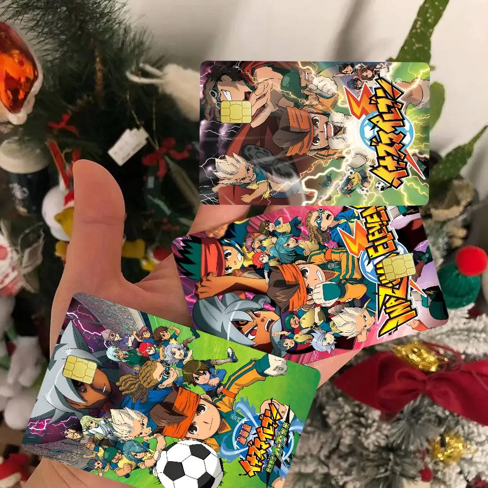 Inazuma Eleven Anime Anime Spend or Save Funny Shell On Off Ultra Thin No Fade Sticker Skin Cover Film for Debit Credit Card