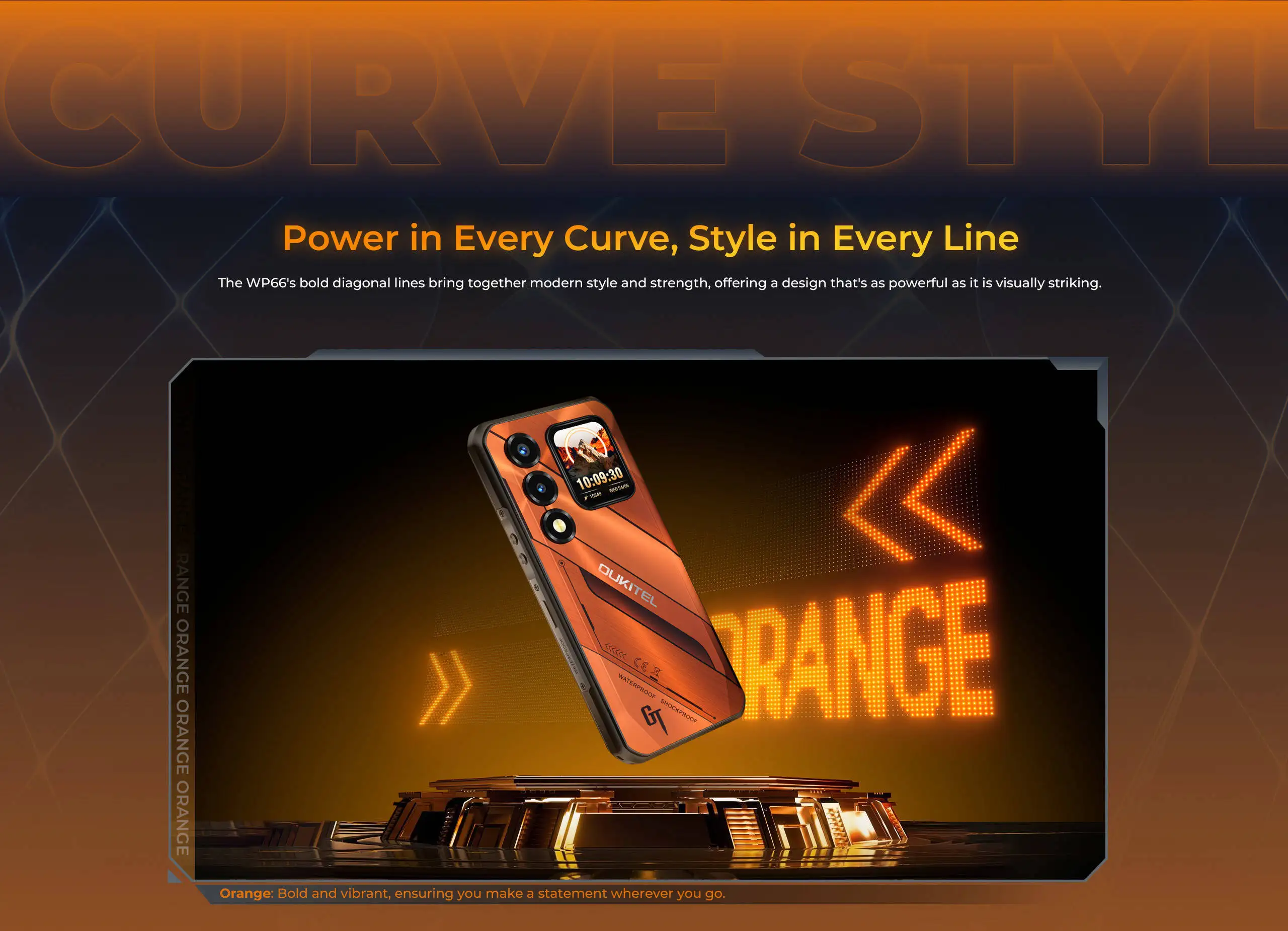 Global version OUKITEL WP66 5G Rugged Phone MTK 7025 6.6" FHD+ 1.81" Dual Screen 36GB+512GB 11000mAh 108MP Smartphone Android 16