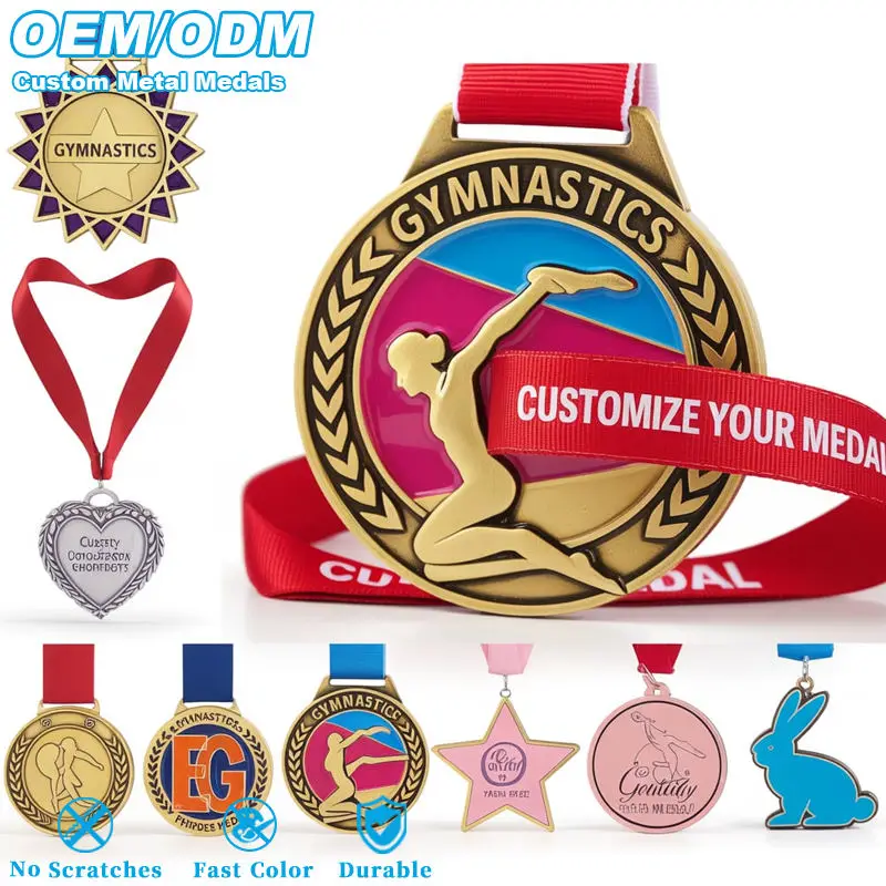 Medallas De Metal Esmaltadas En Color, De Aleación De Zinc Fundido A Presión, Con Logotipo Personalizado En 3D, Para Deportes, En Oferta — -12%, $0.07 Coupon, from $0.49 – 12% descuento – €0.49