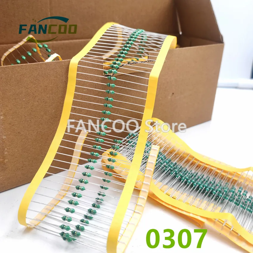 100PCS 0307 Inductors 82UH 1/4W Color Ring 100UH 120UH 150UH 180UH 220UH 270UH 330UH 470UH 560UH 680UH 820UH 1MH 10UH 12UH 15UH