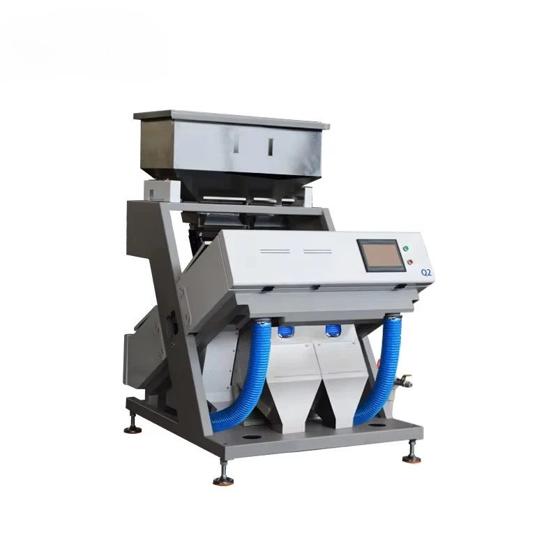 FOODLINE Customized CCD Camera 2 Chutes Grain Rice Color Sorter Lentils Coffee Beans Maize Color Sorting Machine