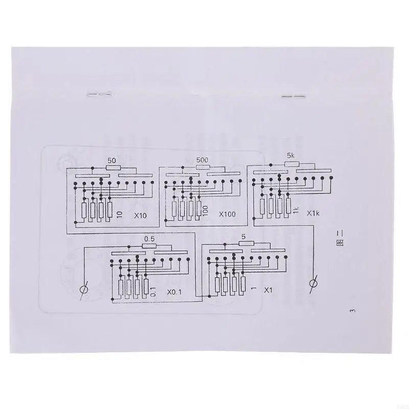 T5EA 0-9999.9 Ohms Resistance Box 5 Gears Adjustable for School Physical Experiments