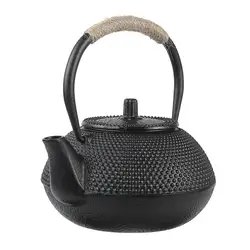 300/650ML Handmade Antique Cast Iron Teapot Japanese Style Tea Kettle For Boiling Water Kettle Home Decoration Ornament
