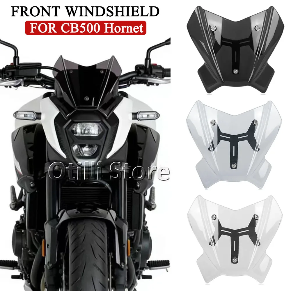 

Fit For Honda CB 500 CB500 HORNET 2024 2025 2026 Windshield Windscreen Acrylic Front Wind Shield Screen Air Deflector Motorcycle