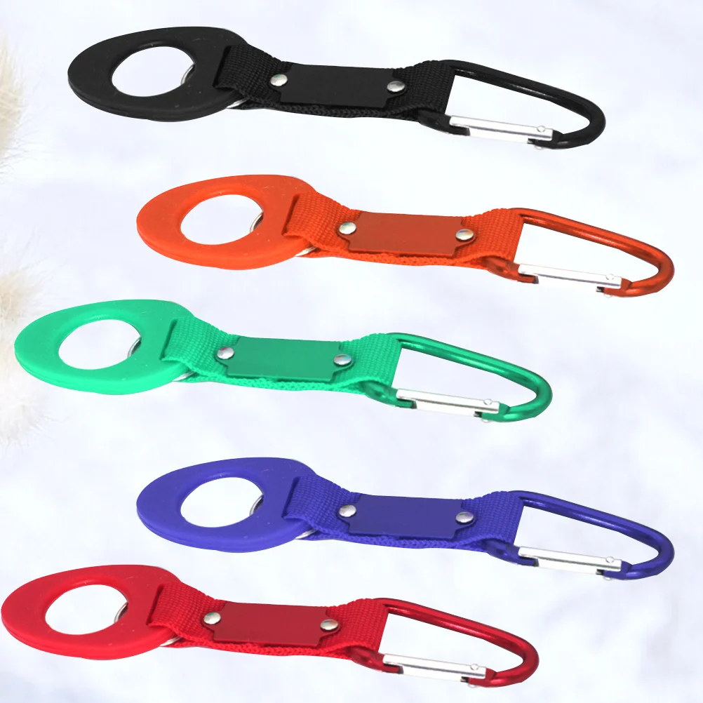 

6Pcs Water Bottle Carrier Clip Scratch Resistant Portable Hanging Buckle Holder Clip for Backpack Belt Motorcycle Outdoor Travel