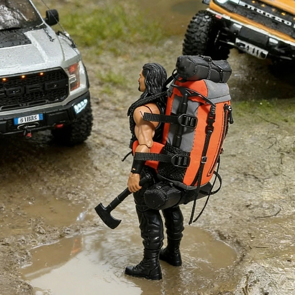 

RC Model 1/10 1/8 Climbing Car Simulation Parts Outdoor Hiking Heavy Pack Decoration Parts Model RC Car Decoration Mood Parts