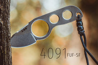 SANRENMU 4091 Mini Necklace 12C27 Blade Fixed Blade Knife Outdoor Camping Tactical Hunting Survival Tool EDC With K-Sheath Hot