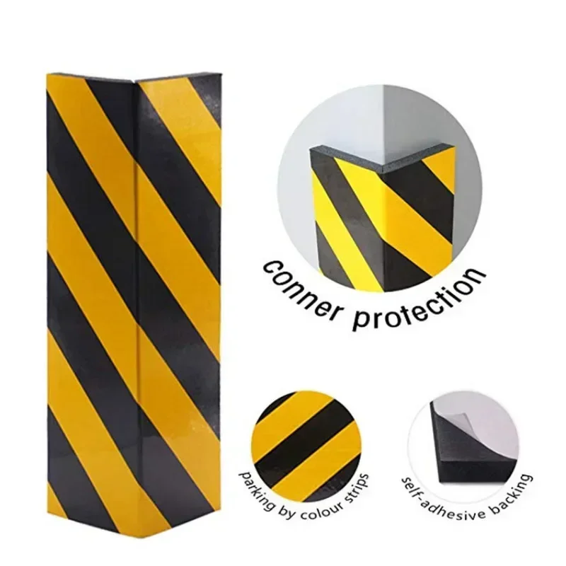 1/2PCS Car Foam Warning Sign Bumper Door Protection Exterior Anti Adhesive Parking Garage Protector