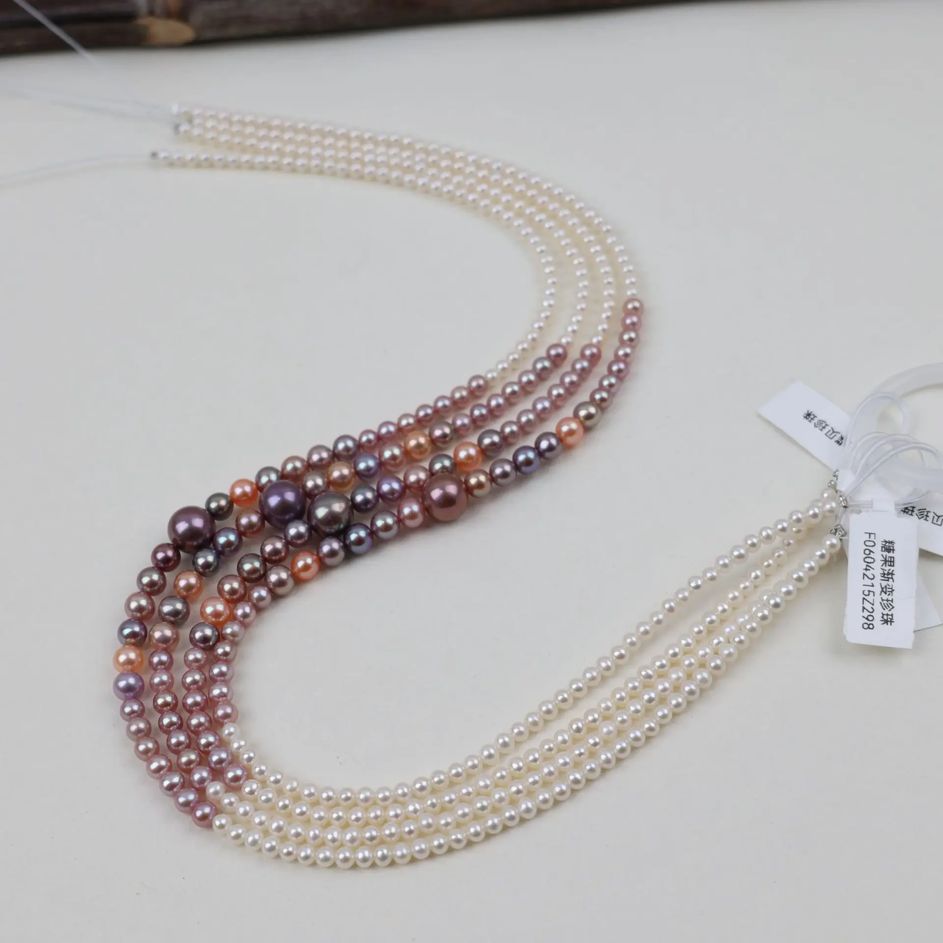

4-10mm Candy Colored Freshwater Pearls Mixed-Color Round Loose Beads for Women Making DIY Necklace Bracelet Semi-Finished Gifts
