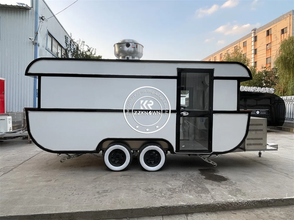 Reboque De Fast Food, Caminhão De Cachorro Quente, Pizza, Sorvete, Quiosque, Totalmente Equipamentos De Cozinha, Van para Venda