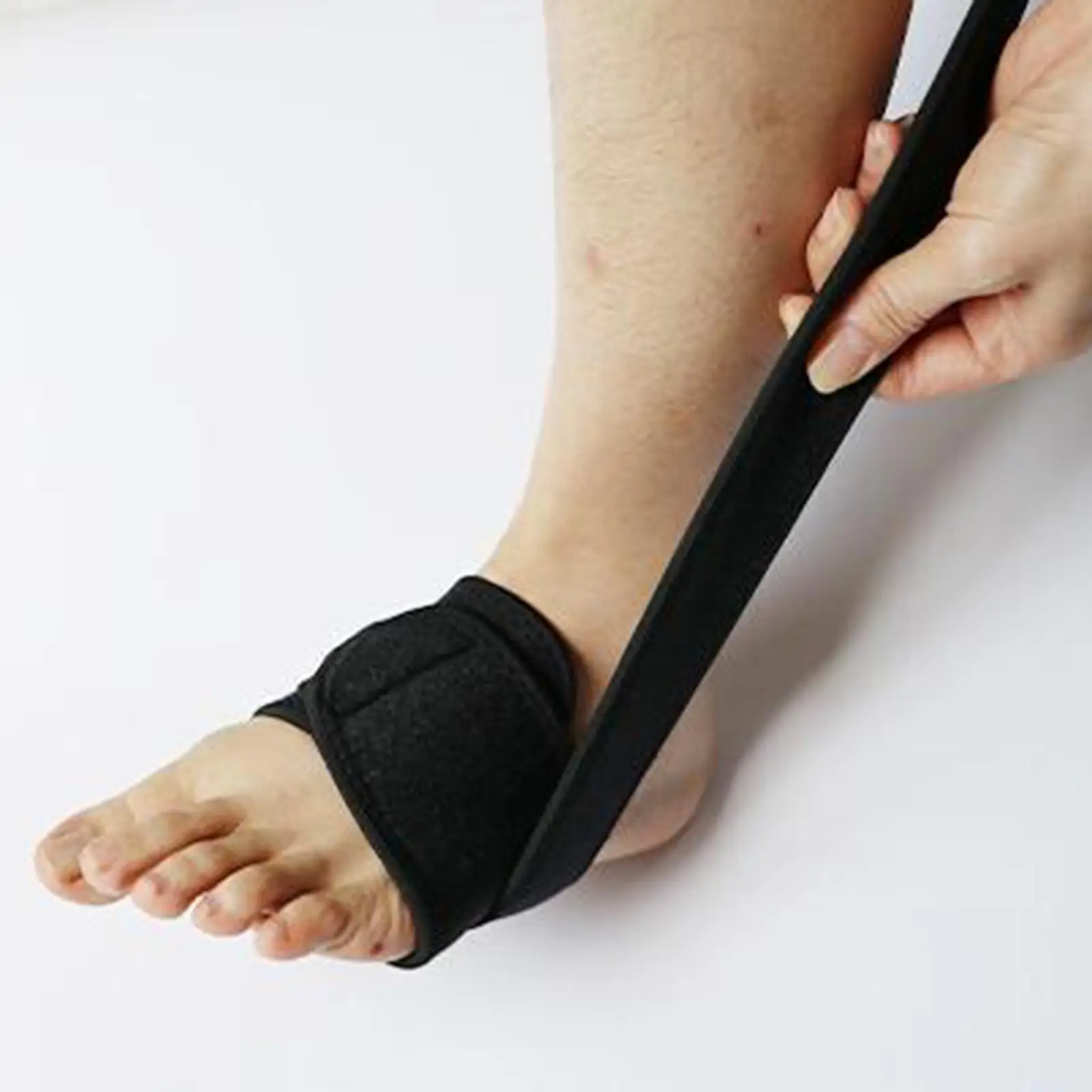 

Foot Drop Correction Foot Straightening Fixation Band resume Adjustable Front Sticky for Foot Varus Stroke Sprain Men
