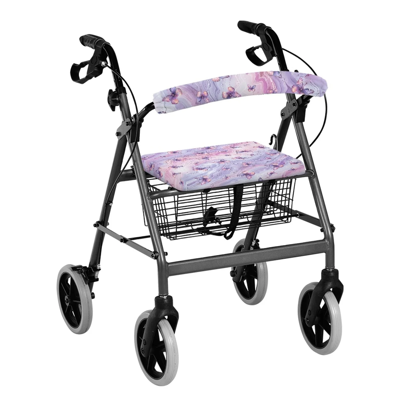 Coloranimal Butterflly 2 Pieces Rollator Seat Cover for Senior Ladies Rollator Walker Seat and Back 2026 New