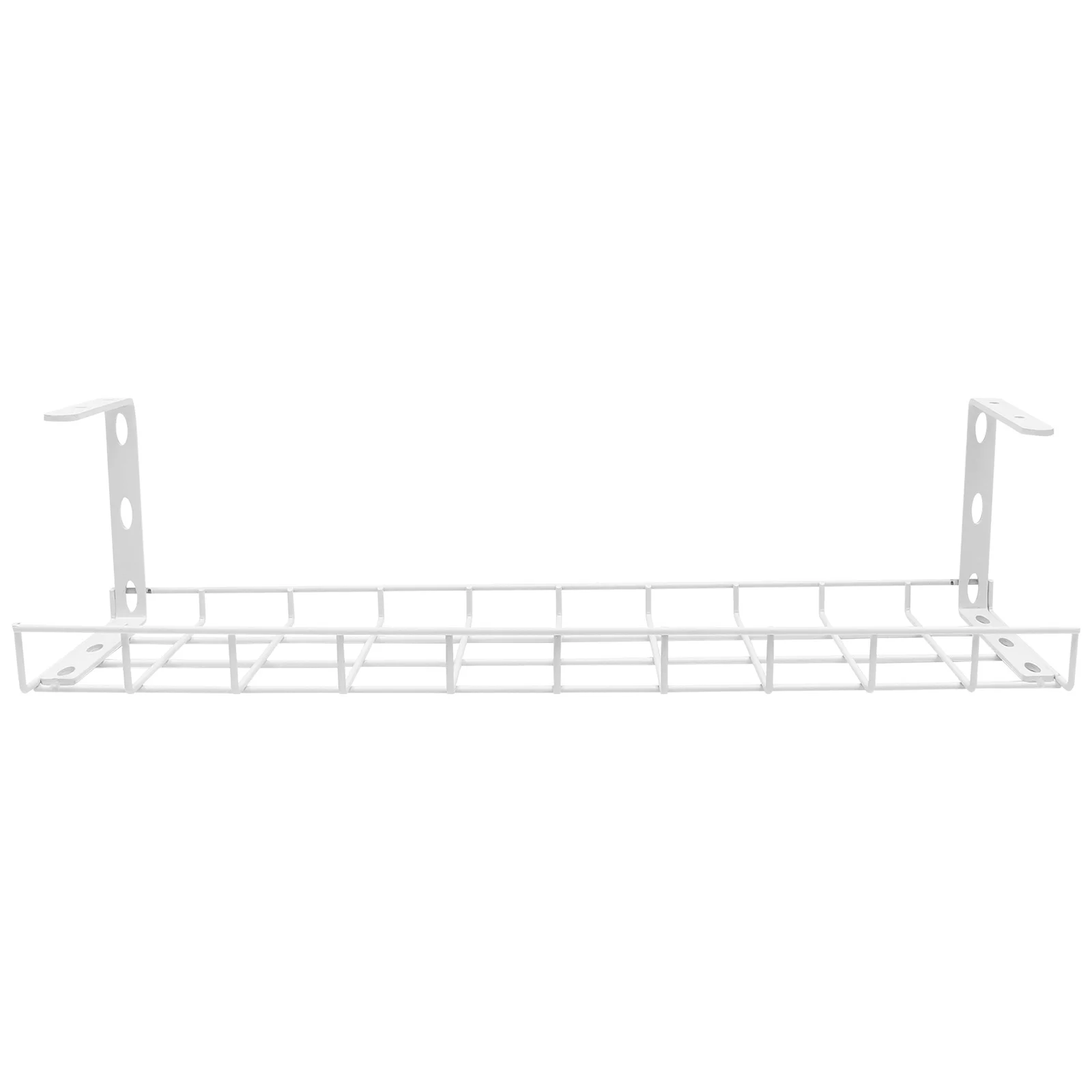 

1Pcs Under Desk Cable Organizer High Strength Iron Wire Storage Rack for Power Strips Adapters USB Hubs Cable Management Shelf