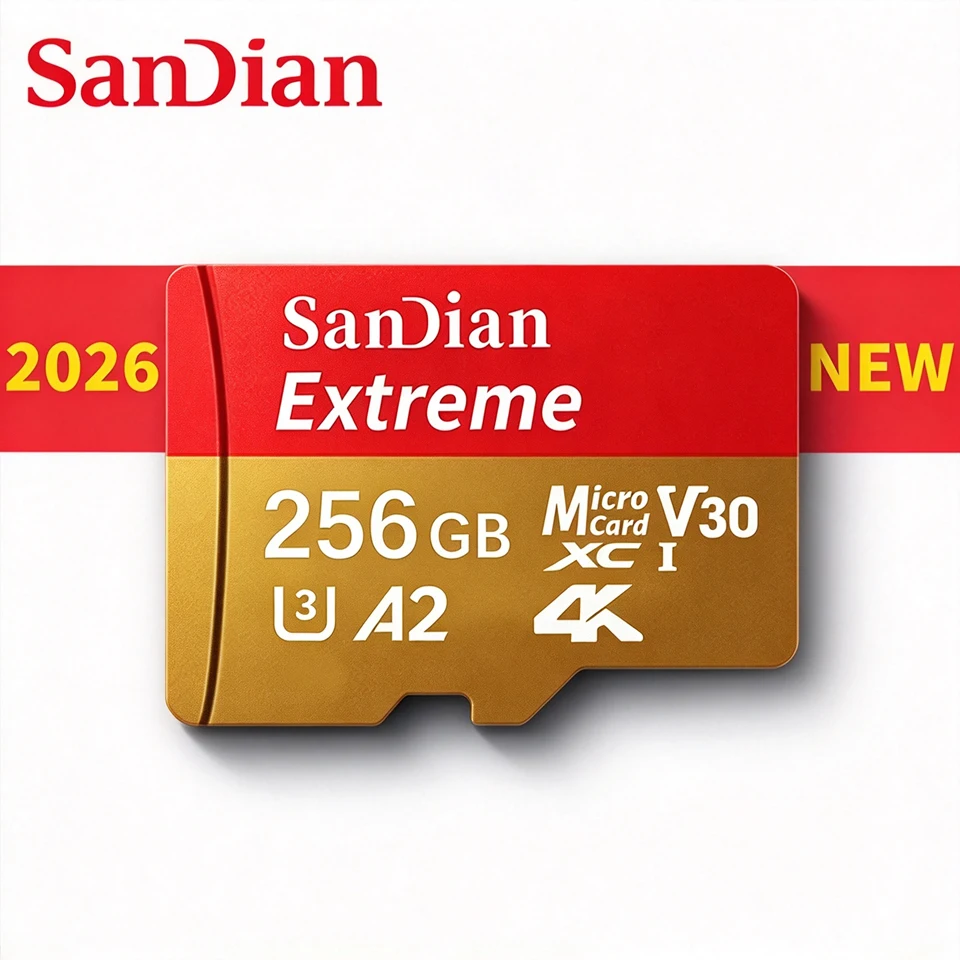 بطاقة ذاكرة U3 Micro SD بسعات 1 تيرابايت/512 جيجابايت/256 جيجابايت/128 جيجابايت/64 جيجابايت/32 جيجابايت، بطاقة TF V30 4K، متوافقة مع كاميرات GoPro والهواتف الذكية وأجهزة القراءة الإلكترونية وأجهزة مرا