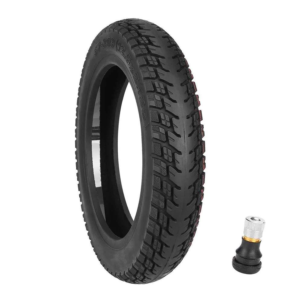 1pc Tire 12.5 Inch 12.5*2.125(57-203) Self-repair Off-road Vacuum Tires With Gas Nozzle For E-Vehicle Wear-resistant Tires