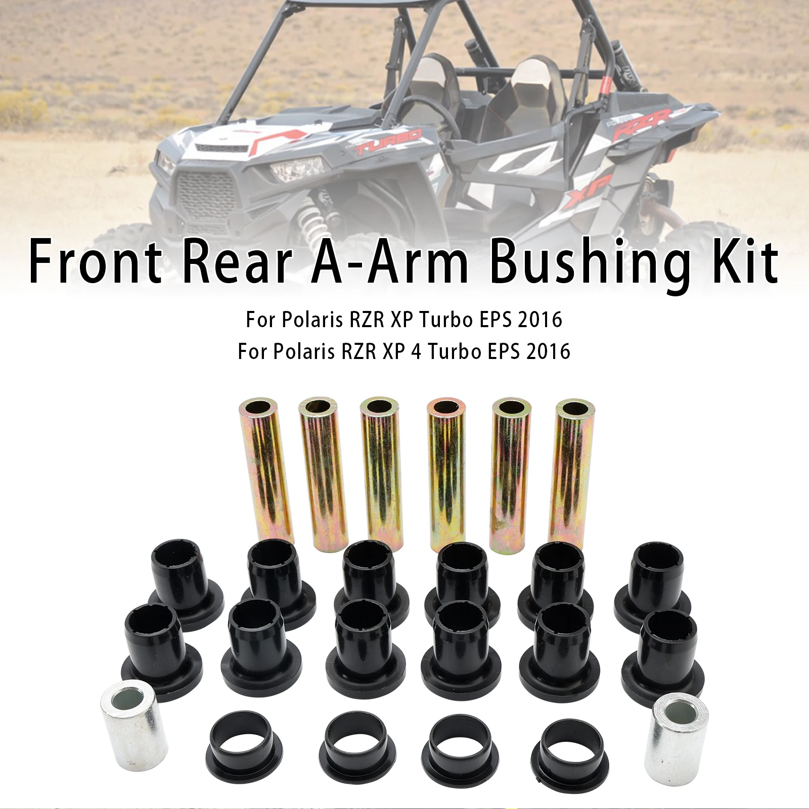 Topteng Front Rear Control Arm Bushing Kit For Polaris RZR 900 EPS 1000 XP 4 2014 2015 2016