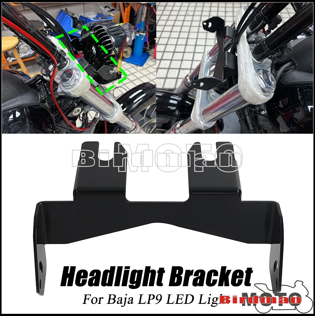 

Универсальные монтажные кронштейны для мотоцикла 3,5 дюйма для Baja LP9, кронштейн для крепления фар, держатель для фар для Harley Road King Dyna Softail