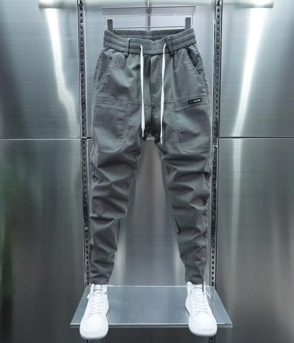 Calças de algodão para homens e mulheres, moletom casual Hip Hop Joggers, calças harém, moda harajuku, verão