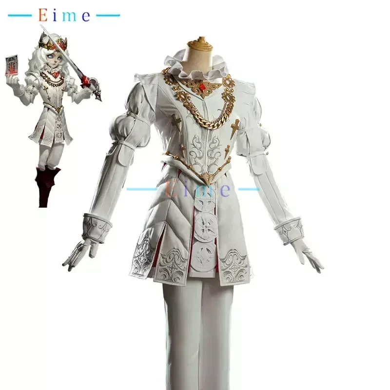 Game Identity V Photographer Joseph Desaulniers Cosplay Costume White Gothic Suit Halloween Uniforms Anime Clothing Custom Made