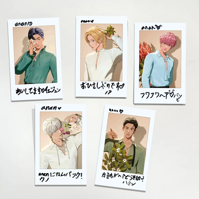 KPOP PLAVE Virtual Male Group ANAN  Signed Instant Photo 3.0 Collector's Edition Card - Bonus Card with Bambi Merchandise Photos