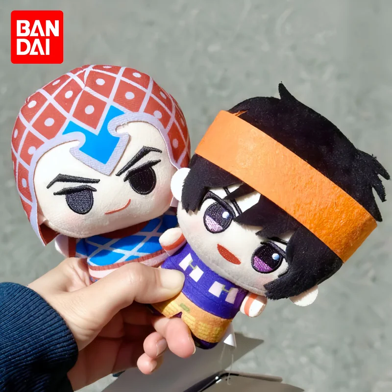 Hot! Banpresto Plush Doll Jojo Bizarre Adventure Golden Wind Giorno Keychain In Stock Anime Collectible Bag Decor For Anime Fans
