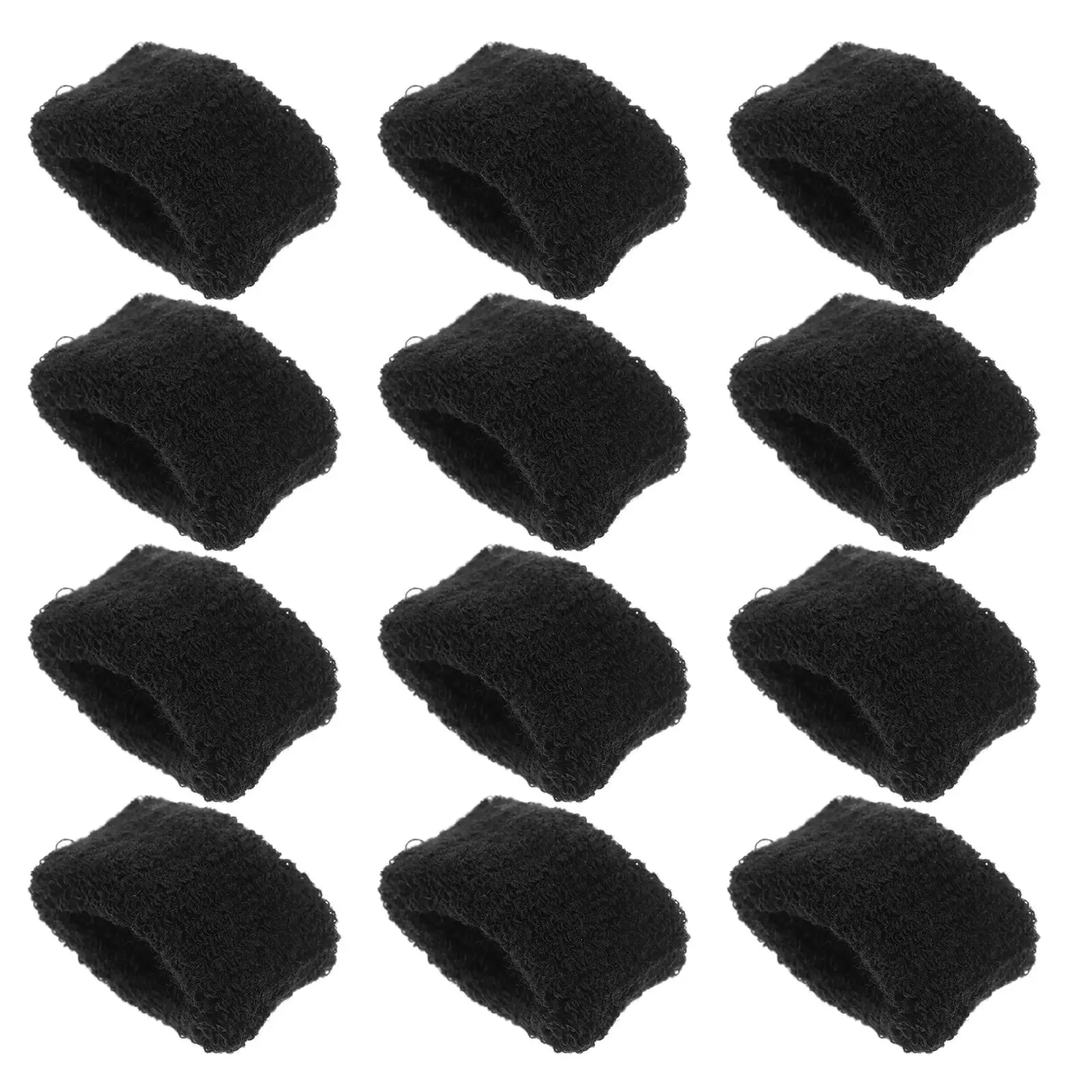 

12pcs Thickened Towel Hair Rings Elastic Ties Ponytail Holders Hair Rope Stretch Accessories For Women Girls Daily Stylish