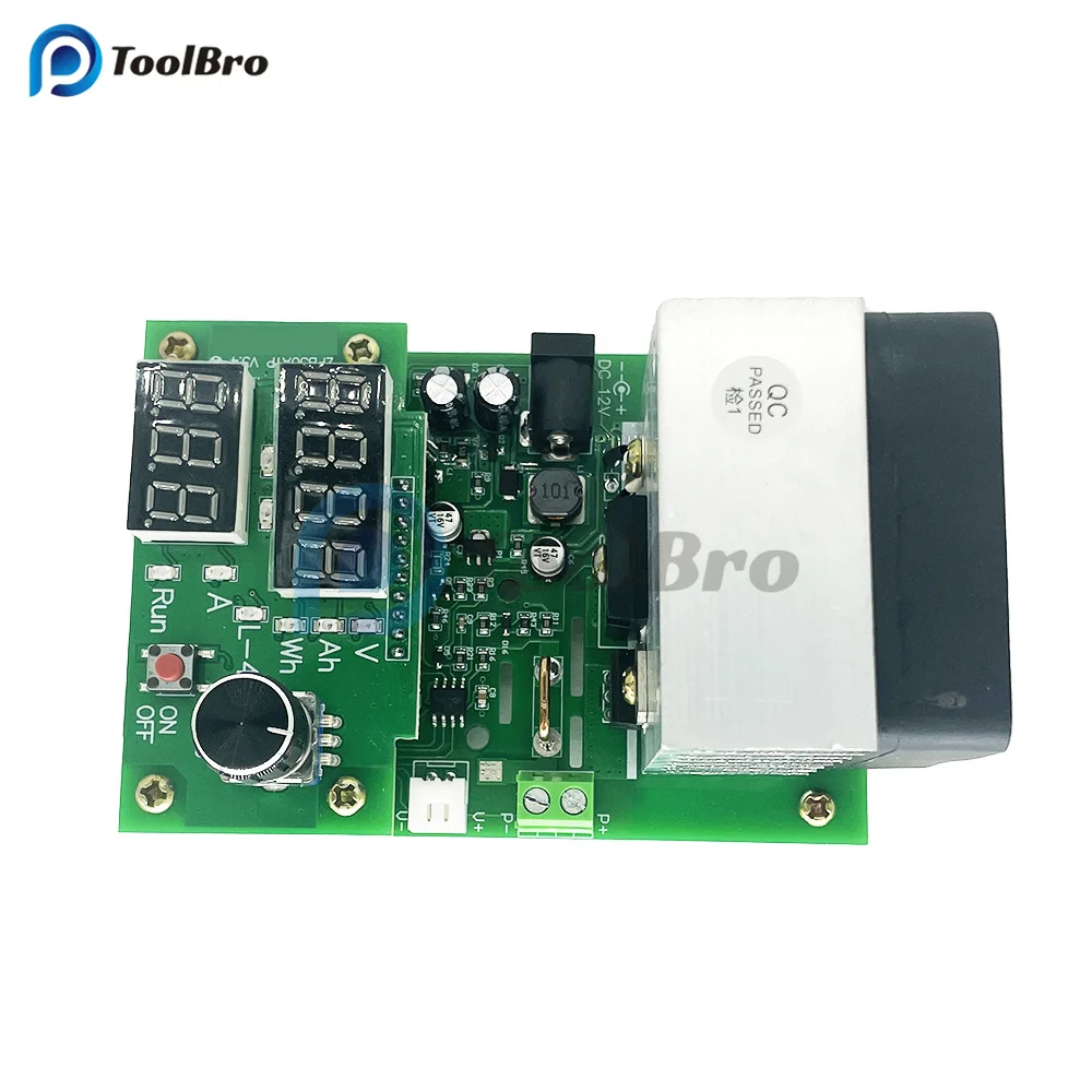 Imagem -02 - Testadores Eletrônicos de Bateria de Lítio Monitor de Capacidade Placa Medidor de Alimentação 60w 9.99a 30v dc Novo