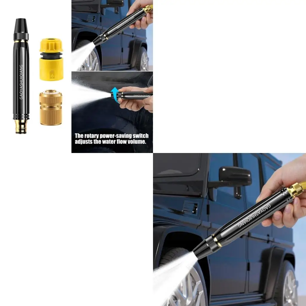 XA6H 2 Set Alloy & Plastic High Power Jet Sprays Nozzle Suitable for Vehicle Cleaning