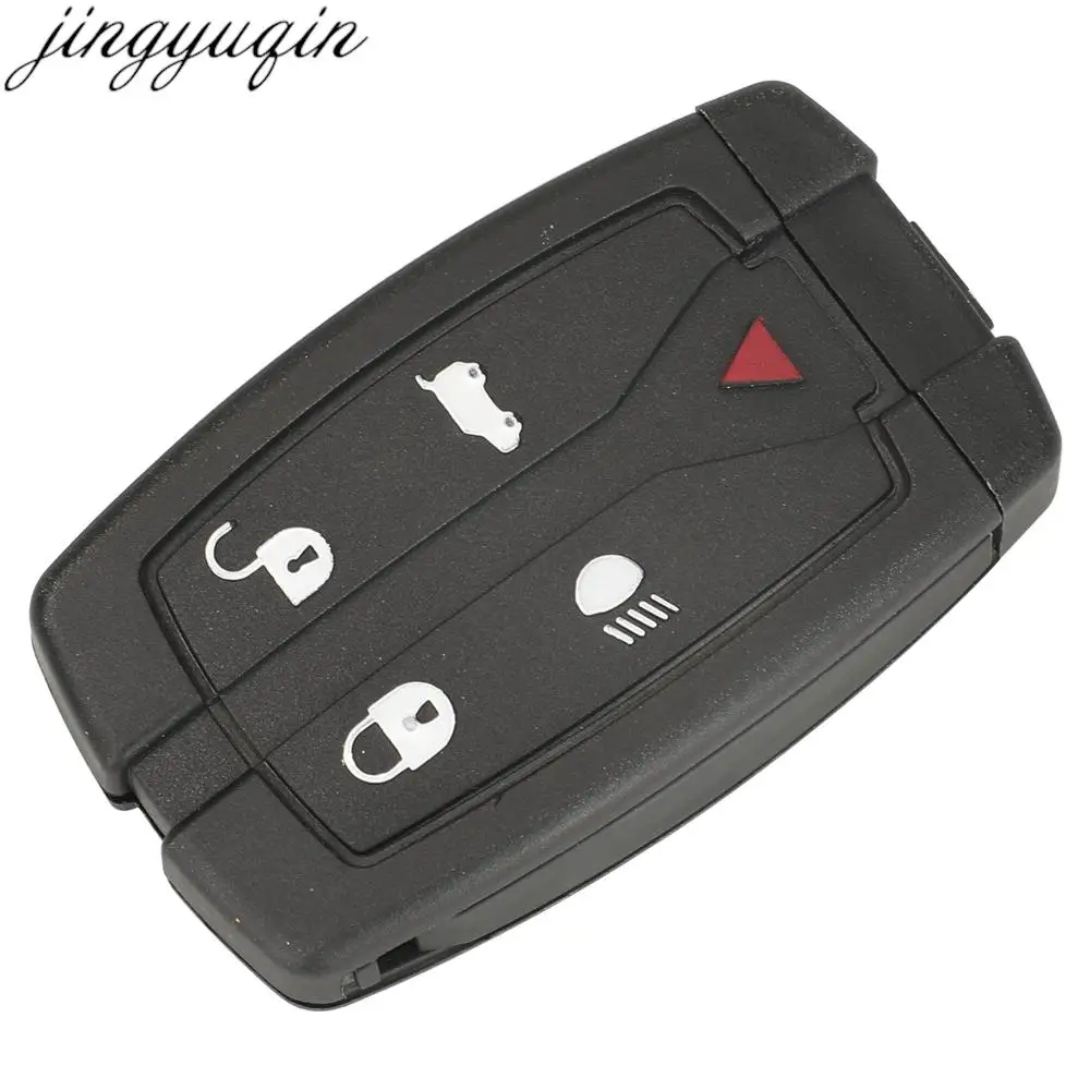 Jingyuqin 5 Button Remote Car Key Alarm 315/433MHZ ID46 PCF7945 Chip For Land Rover Freelander 2 3 LR2 Sport Recharge Battery