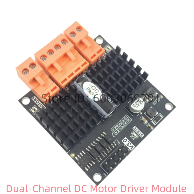 In stock. 12V/24V 12A Dual-Channel DC Motor Driver Module Board H