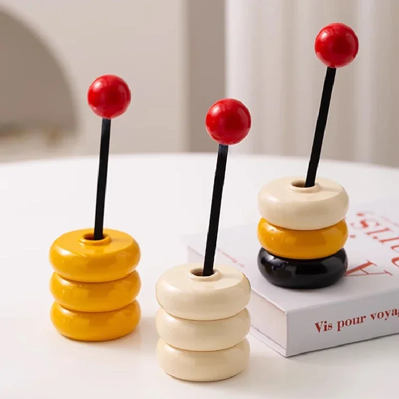 

Nordic Resin Doughnut Aromatherapy Ornaments Storage Gift Box Set Bedroom Room Fragrance Expander Home Decoration Ornaments