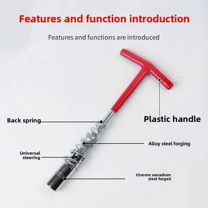 

14/16/21MM Hot for High Strength Magnetic Spark Plug Socket Wrench Magnetic Plug Socket Removal Tool