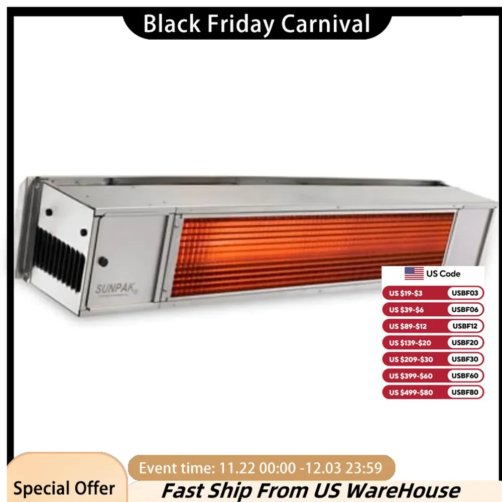 Patio Heater Covers Natural Gas Infrared Terrace Heater - Stainless Steel Outdoor Heating & Cooling Outdoor Heating & Cooling