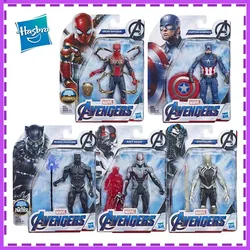 Y Anime Marvel The Avengers Iron Spider Captain America Ant Man Hulk Black Panther Active Joint Action Figure Model Toys