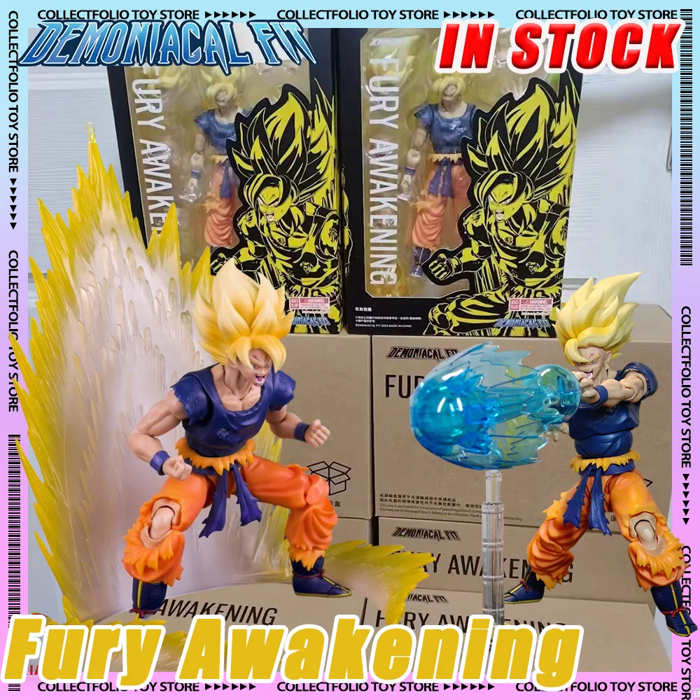 

Fury Awakening Demoniacal Fit Son Goku Фигурка Dragon Ball Z SHF Goku Фигурка Аниме Фигурки Статуя Модель Игрушка в подарок
