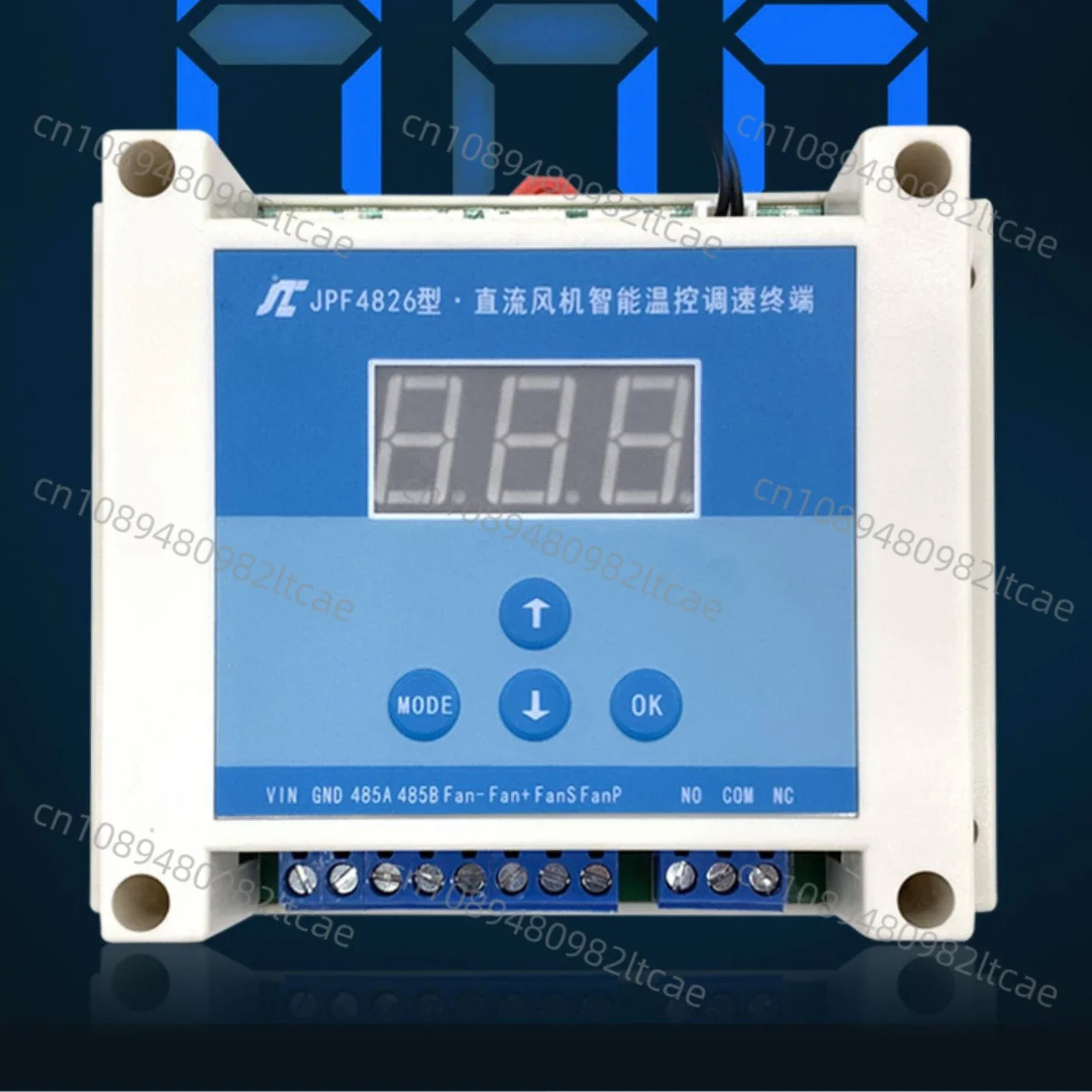 Chassis Cabinet Fan Temperature Control Speed Regulation 485 Serial Port PWM Temperature Control EC Fan EBM