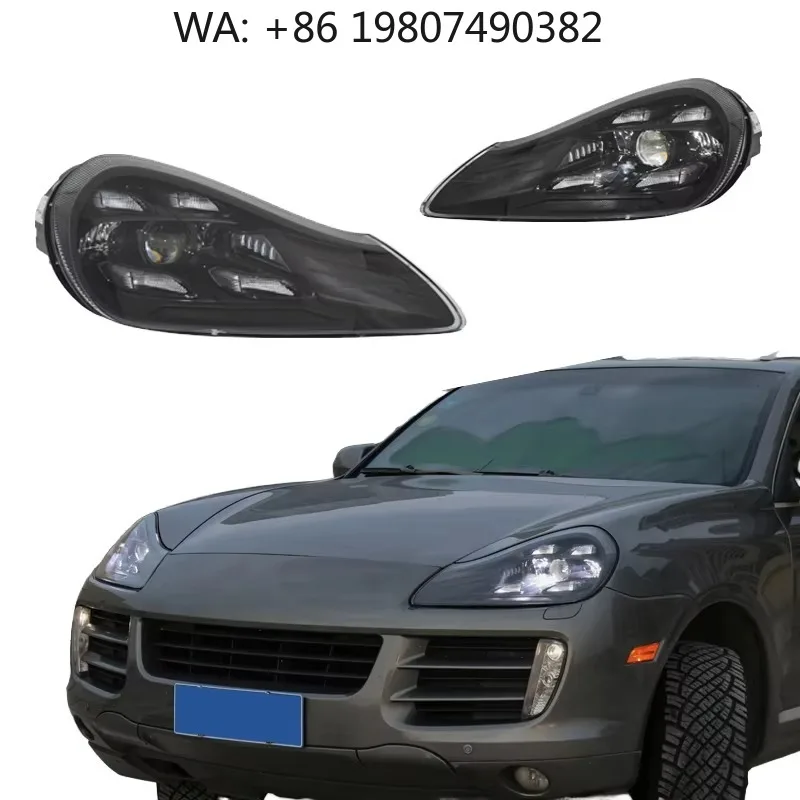 2023 New Matrix LED Headlights, 12V DRL Function, Waterproof High Bright Lamp, Direct Fit Auto Upgrade 2007-2010