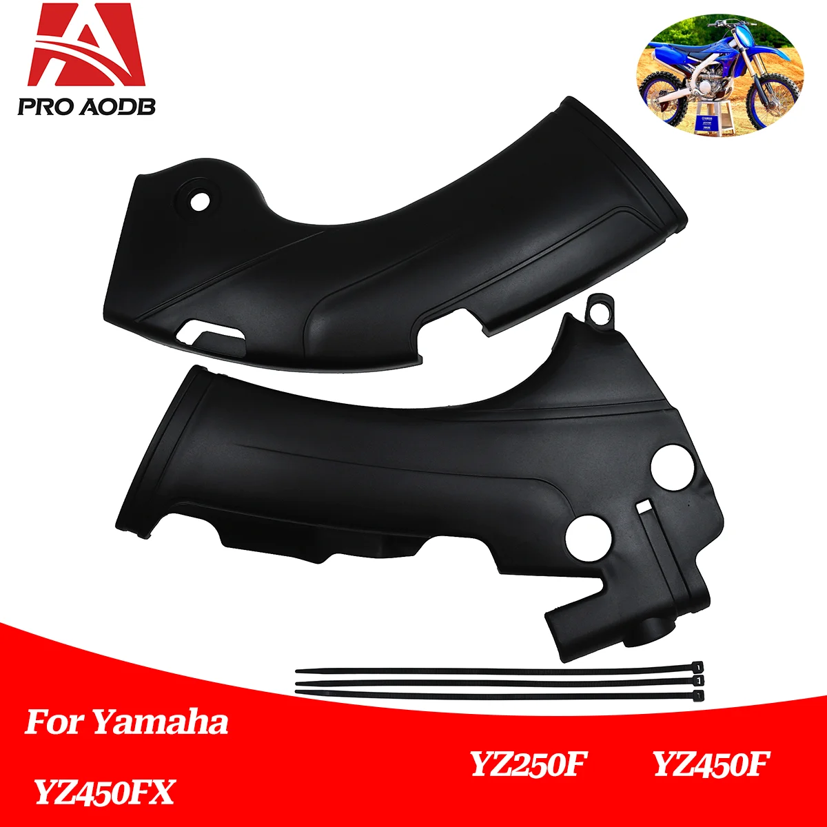 For Yamaha Motorcycle Frame Protector Guard Cover Retrofit Motocross YZ 450F 250F 450FX WR 250 450 CC 2018 2019 2020 2021 2022