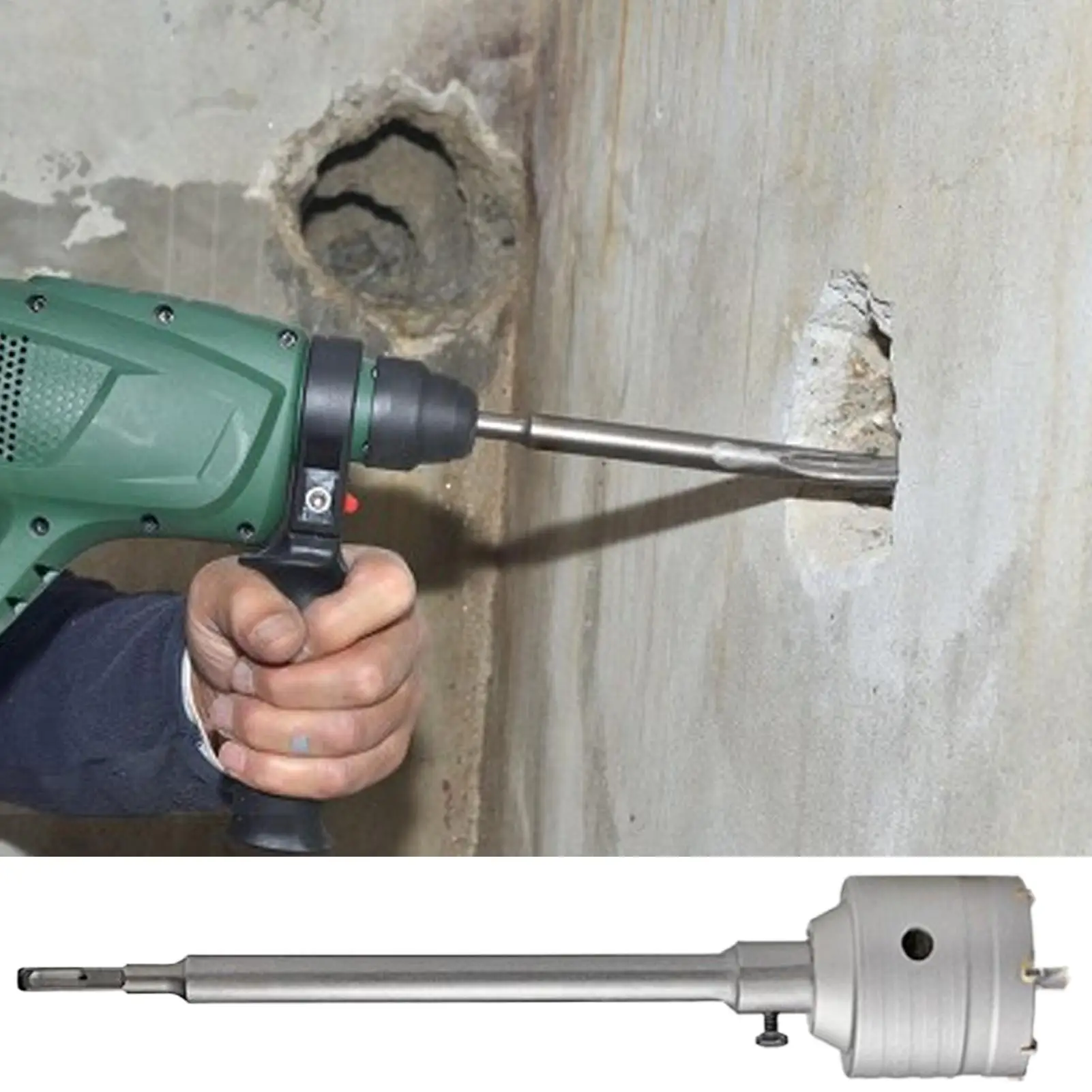 

Drill Bit Set Tile Drill Bits Professional Drilling Tool Accessories Includes Extensions for Brick Glass Ceramic Electrical