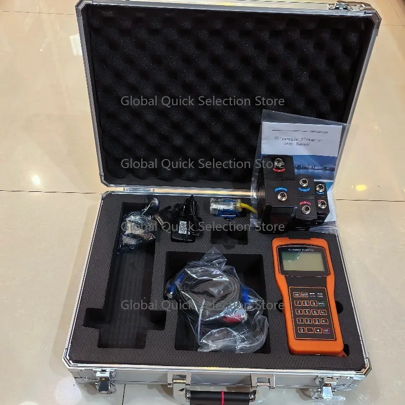 

TUF-2000H High Temperature Ultrasonic Flowmeter TS-2-HT TM-1-HT TL-1-HT Transducer DN15-6000mm Al-cohol Oil Sewage IP68
