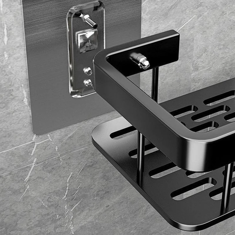 Prateleira de banheiro Prateleira triangular Prateleira de canto sem perfuração Tripé com ventosa