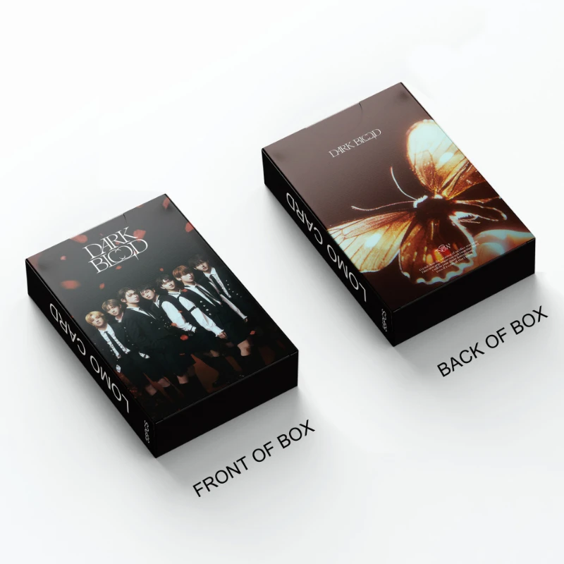 55Pcs/Set Kpop Group DARK BLOOD New Album Lomo E Photocards JUNGWON JAY Photo Cards