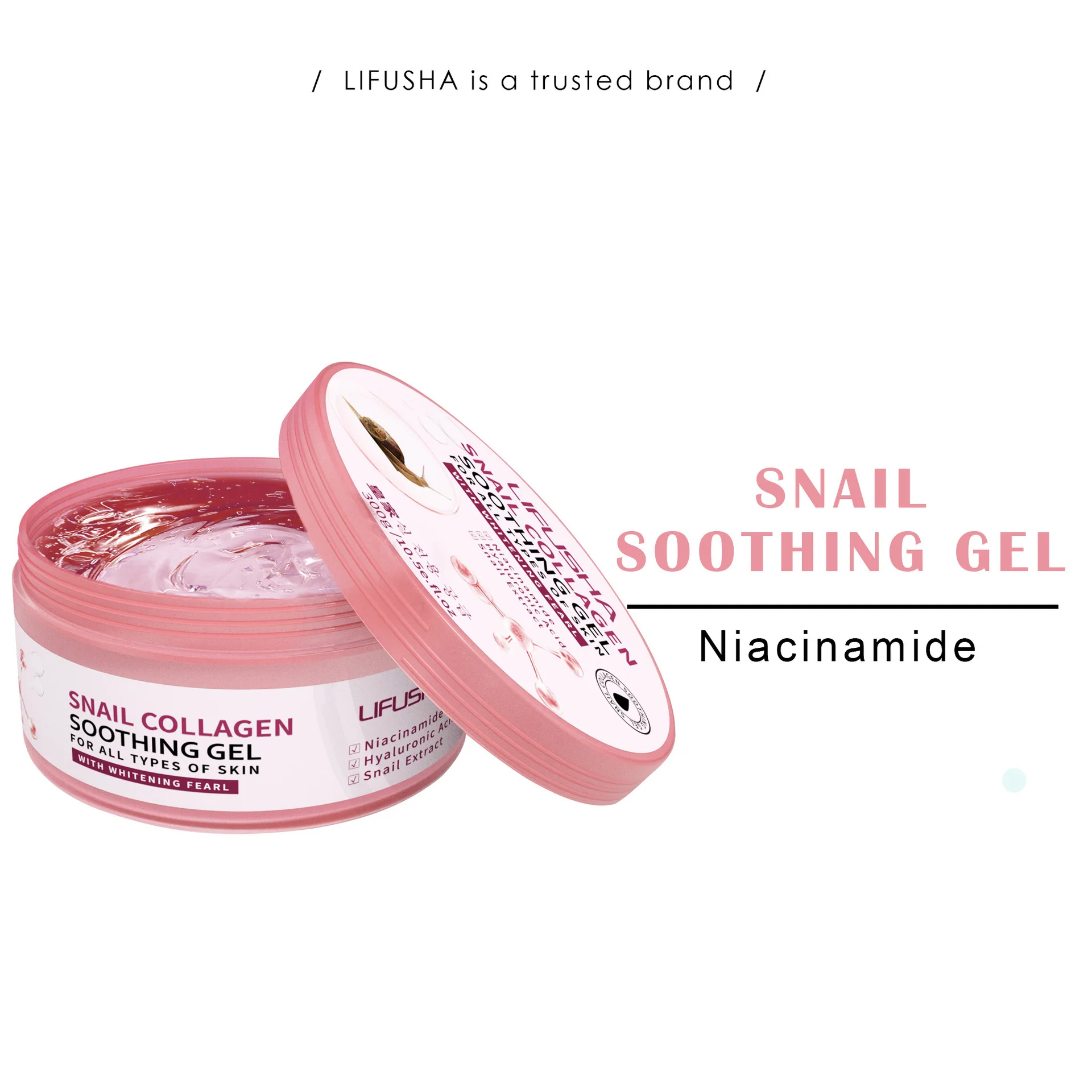 

Snail essence skin repair gel reduces blemishes after scars and pimples, soothes, hydrates and soothes skin gel barrier damage