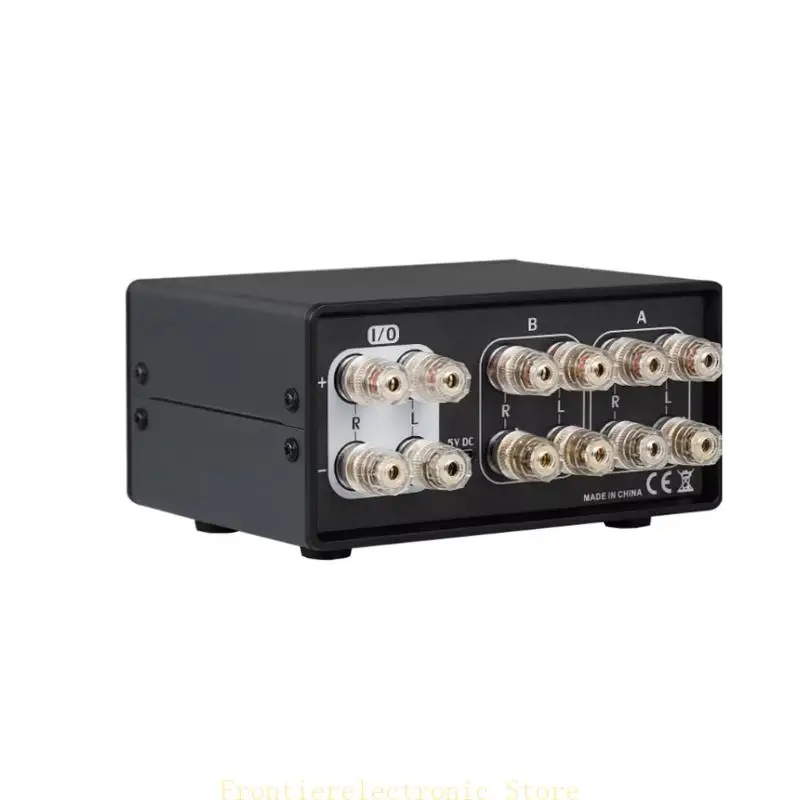 G8DB 2/1 dalam OUT VU Meter Panel Display 2 Way Amplifiers Speaker Sound Switcher Box