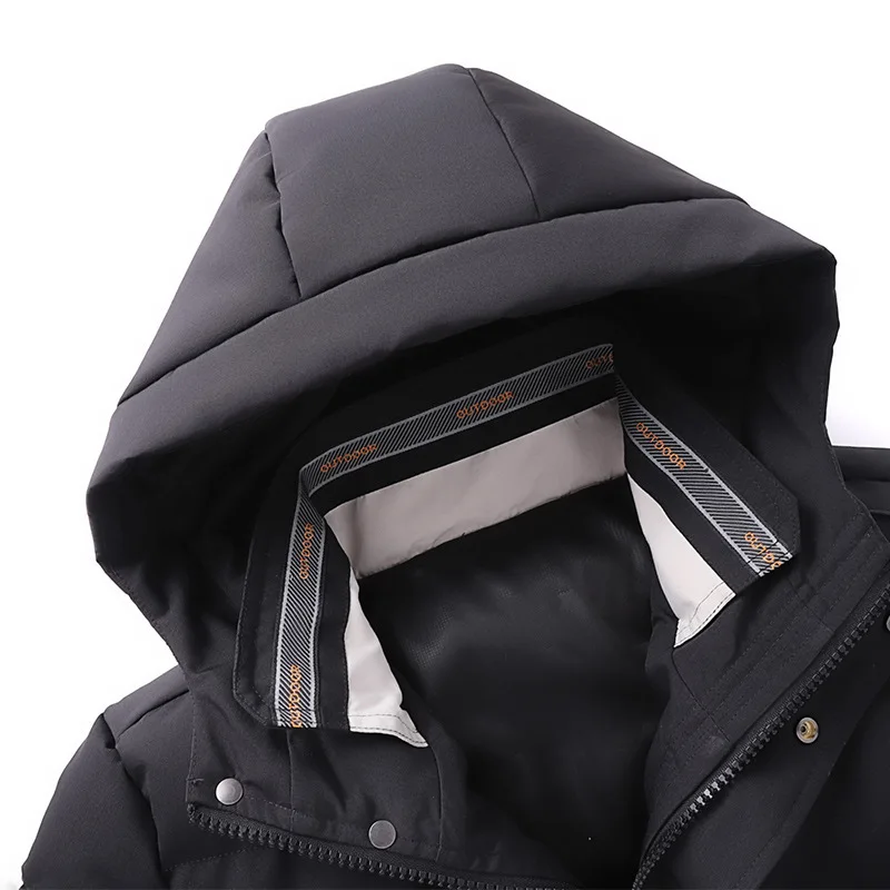 Casaco de algodão quente para baixo jaqueta M-5xl inverno moda modelo solto esportes curto espessamento respirável à prova vento